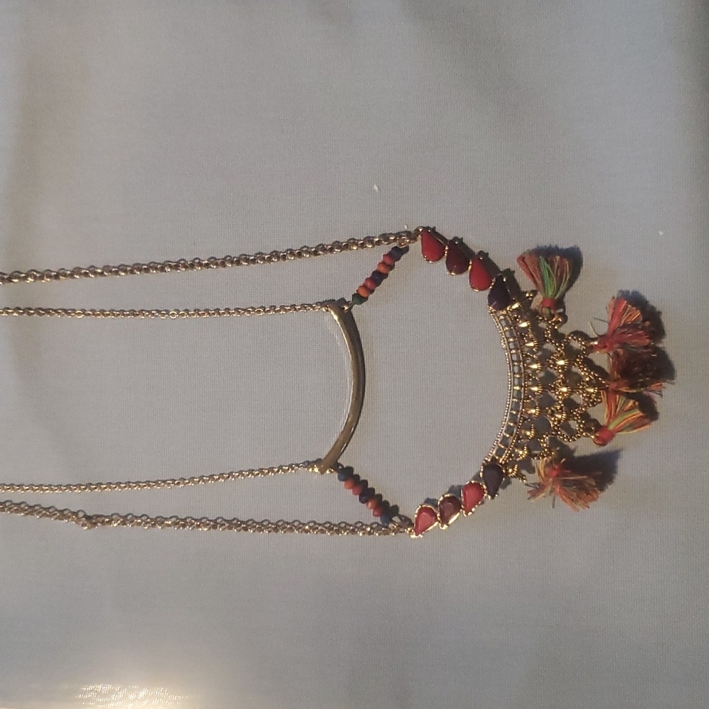 Necklace and earrings